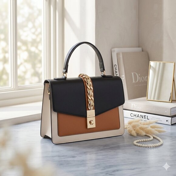 Aldo Handbags - Aldo Tri-Color Satchel